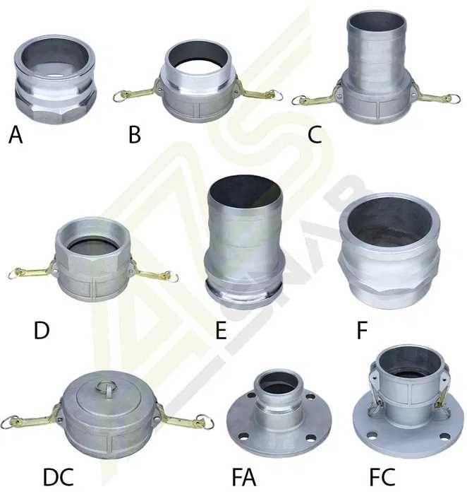 БРС и Camlock соединения — от 25 до 100 мм