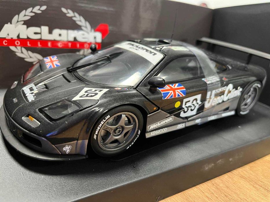 Метална колекционерска количка модел UT MODELS MCLAREN P1 1997г. 1:18