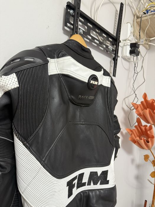 Costum piele moto full piele 2 piese + protectii+ slidere