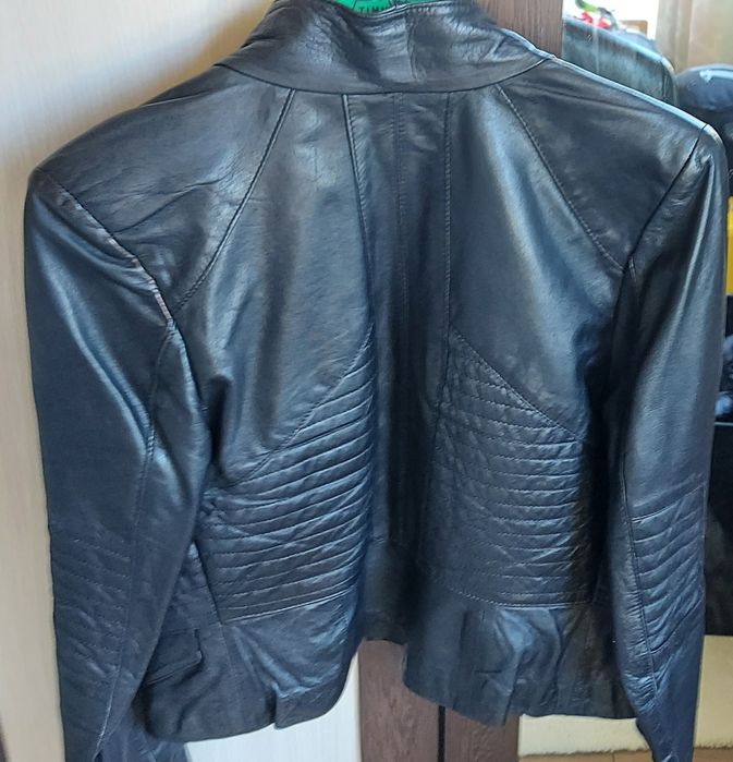 Дамско яке естествена кожа