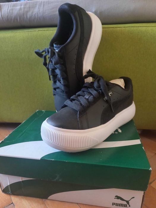 Дамски, нови, обувки Puma Suede, естествена кожа,36, 1/2 номер