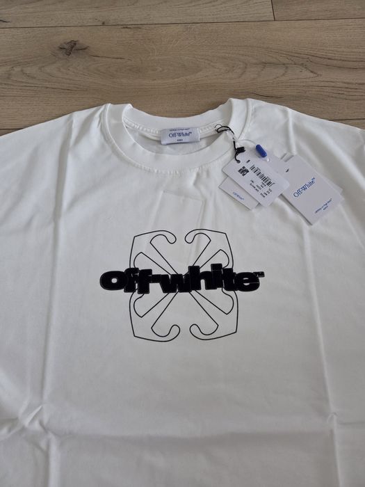 Tricou alb Off-White