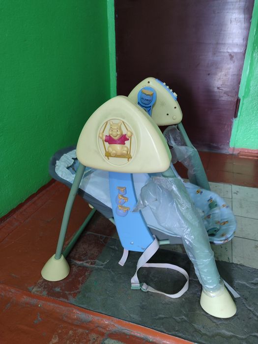 Шезлонг качеля для ребёнка!