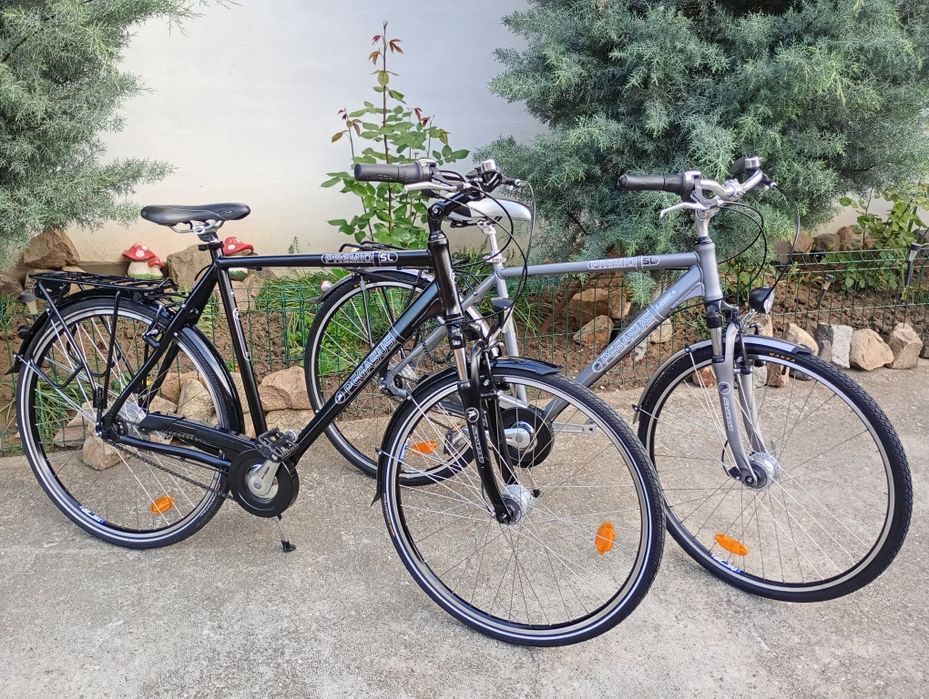 Vând bicicletă bărbati Pegasus Premio,de 61 cm,negru,cu 8 viteze butuc NEXUS !