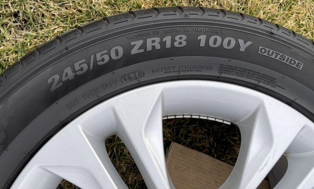 Jante BMW X3 18 X4 F25 F26 ca NOI 245/50R18 DOT4620