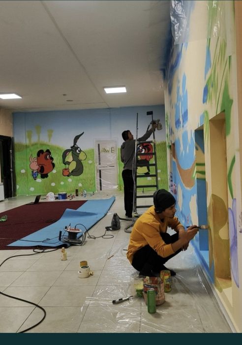 Отделка . Покраска ремонт