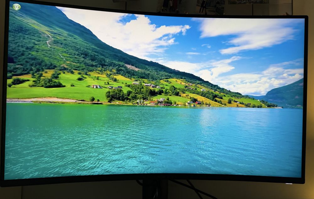 Monitor Gaming curbat LED VA DELL Alienware AW3225DM, 32", WQHD, 180Hz, AMD FreeSync, negru