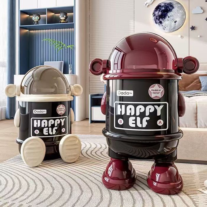 Урна робот HAPPY ELF для дома и детской комнаты