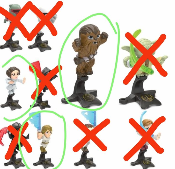Киндер Стар Варс  игрушки, Kinder Star Wars