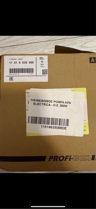 Pompa apa electrica noua sigilata factura BMW N20 N26 benzina f10 f30