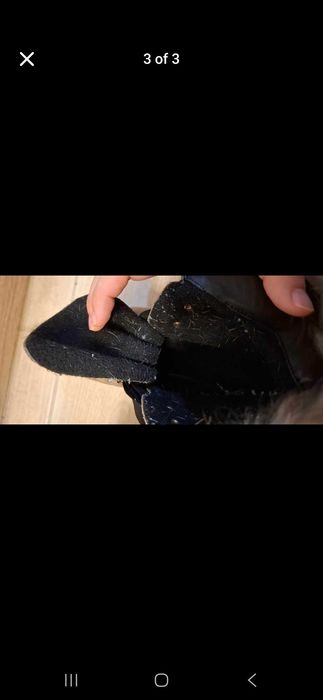 Дамски бежови боти с пух