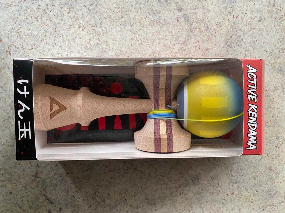 Active Kendama Steven Bach Pro model FERMION clear
