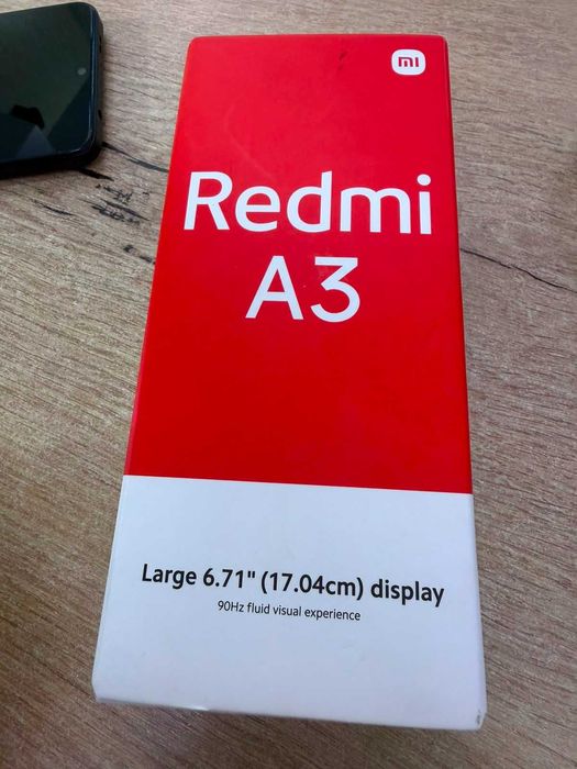 Xiaomi Redmi A3 128GB 4GB RAM Midnight Black Dual SIM Garanție 24 Luni Factură Neverlocked