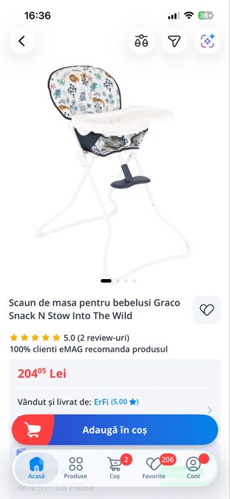 Scaun diversificare Graco