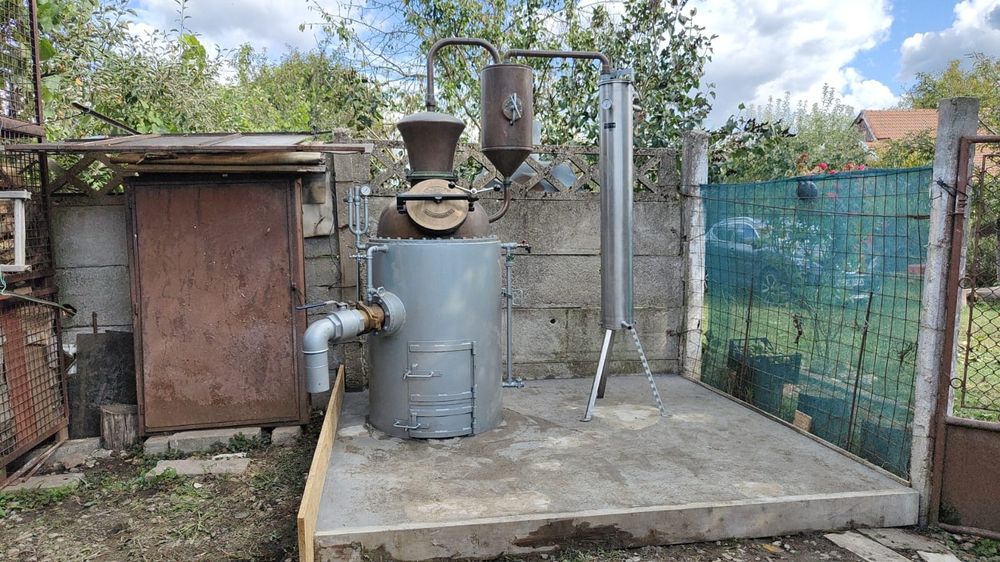 Cazan Distilare Profesional MÜLLER Germania 150L – Dublă Distilare / Baie Aburi