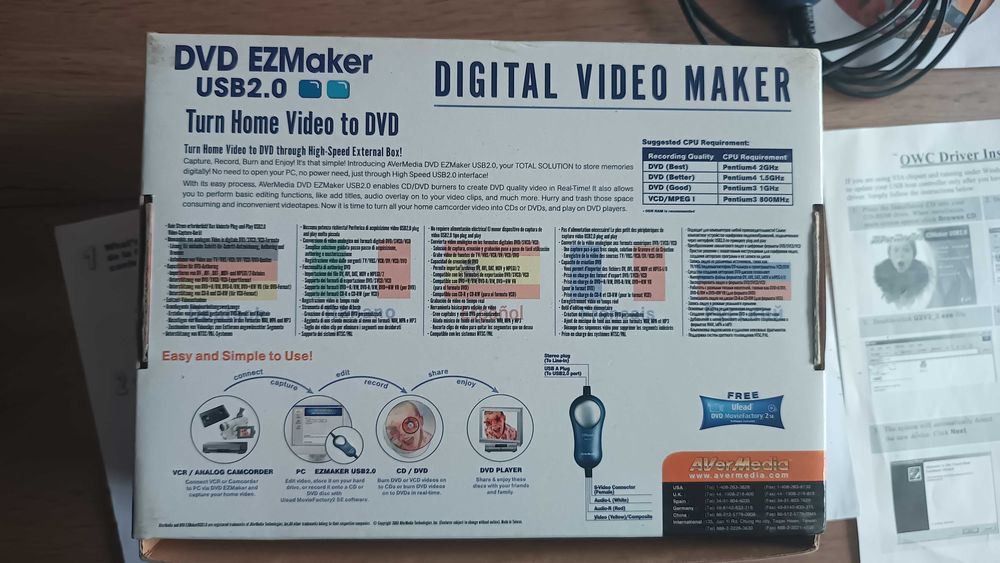Кепчър AVerMedia DVD EZMaker USB
