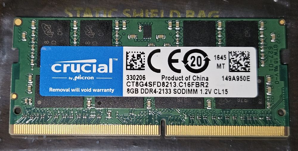 Памет Crucial RAM 8GB DDR4 SODIMM