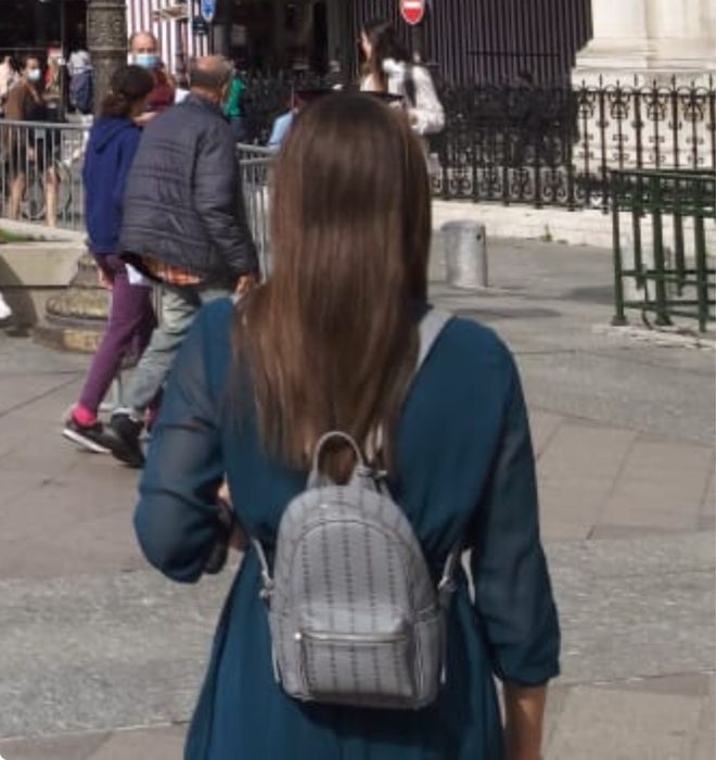 rucsac mic de piele  DKNY