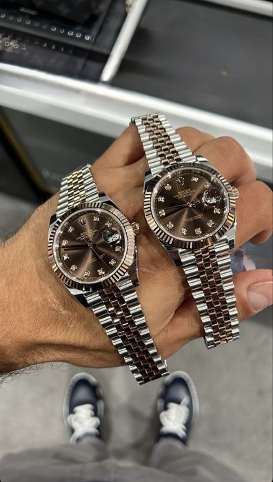 Rolex Date-Just Diamond Chocolate 41mm ETA 3235