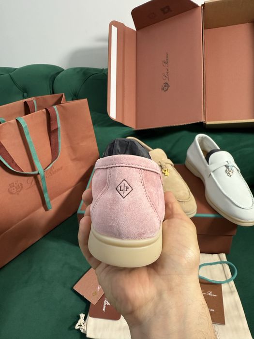 Mocasini Loro Piana piele naturala 100% Full Box colectie noua