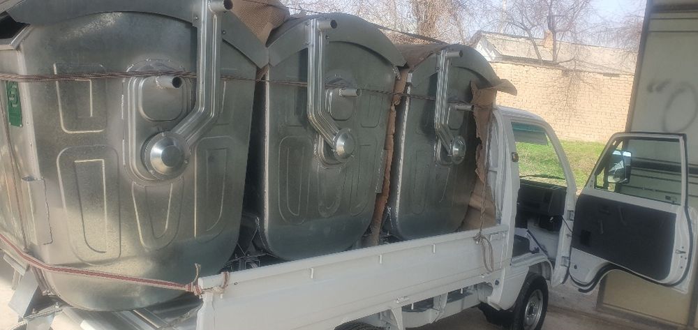 Musor konteyner 1100L | Atsinkofka va chorni metal | Arzon narxda