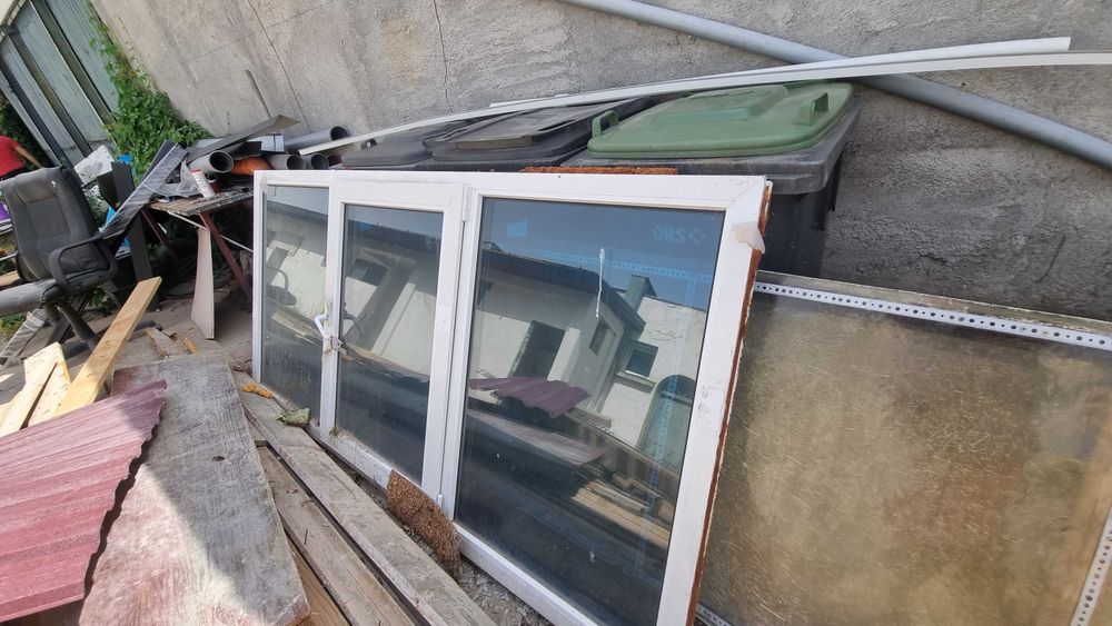 Termopan elegant 223 cm x 108 cm | 2 geamuri fixe + 1 dubla