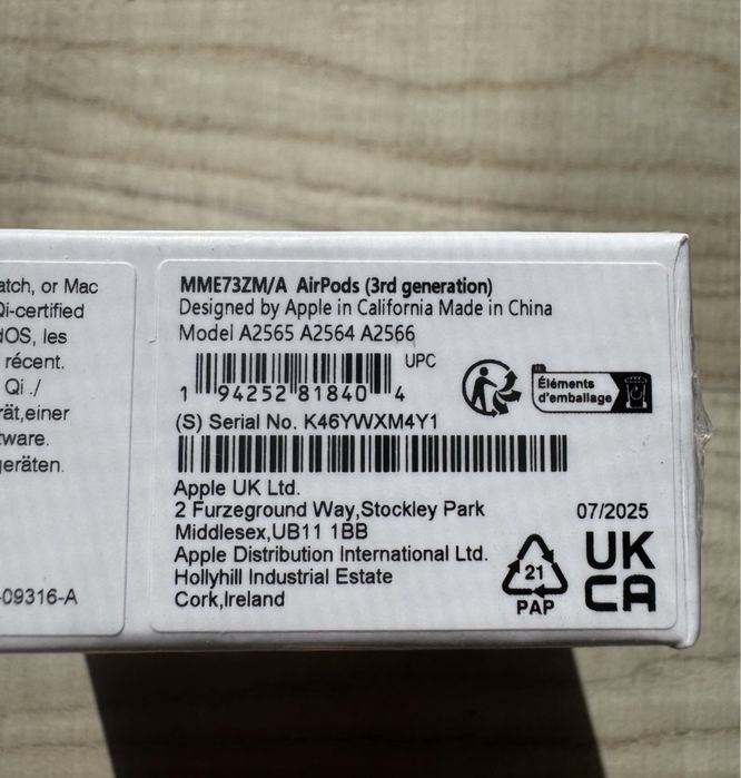 Airpods gen 3 - (cu factura istyle!)