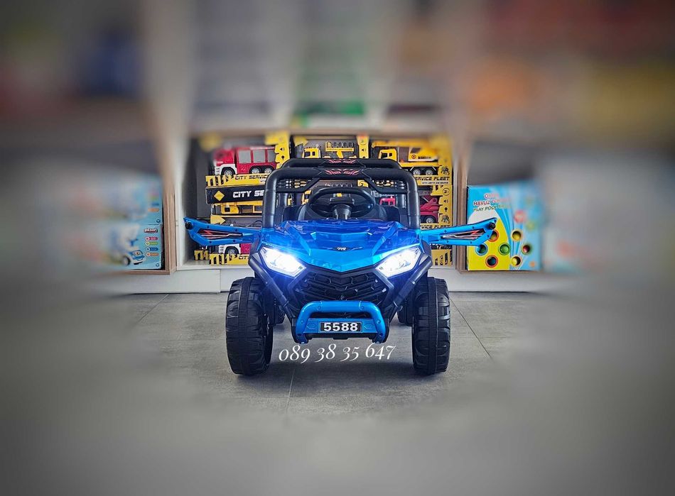 ТОП ЦЕНА!НОВО!Акумулаторен джип Fast с 12Vбатерия,дистанционно,USB