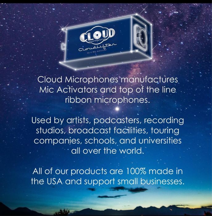 для Shure sm7B! Cloud Cloudlifter CL-1  USA оригинал