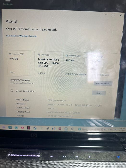 Laptop HP Pavilion dv7