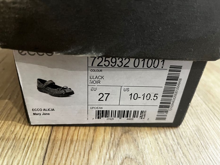 Туфли ecco 27 размер