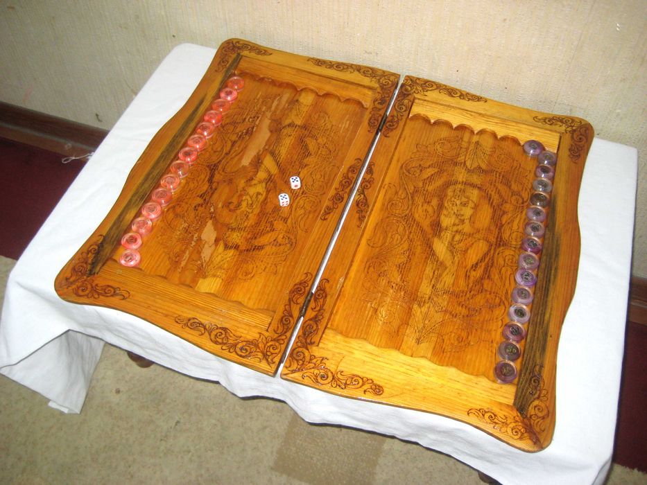 Нарда+шашка чистый ручной работа необычный узоры новым состоянии!