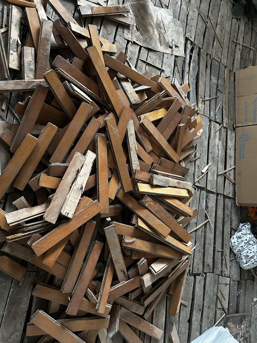 Използван чамов паркет в 10 чувала