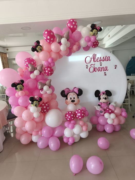 Arcada baloane / aranjament cristelniță/cifre volumetrice