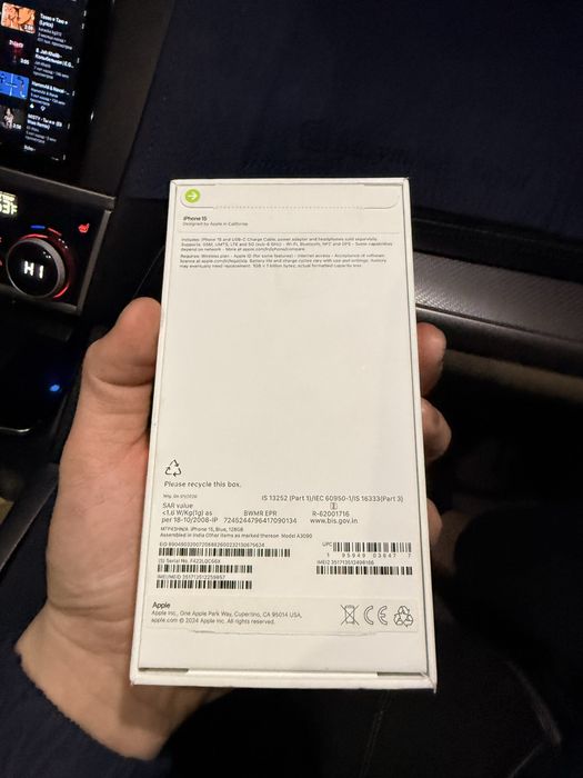 Айфон 15 новый қолданылмаған