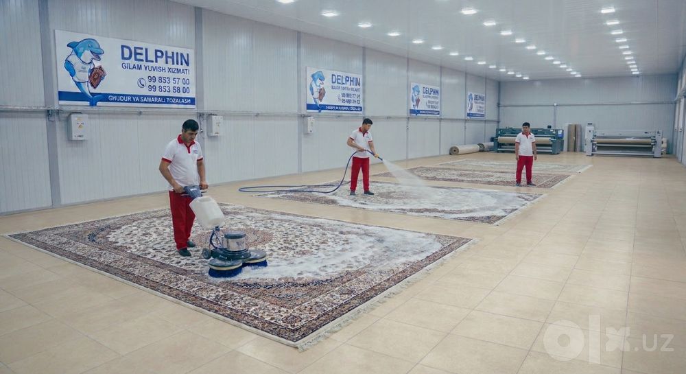 12 ming  Gilam yuvish BEPUL dastavka hizmati