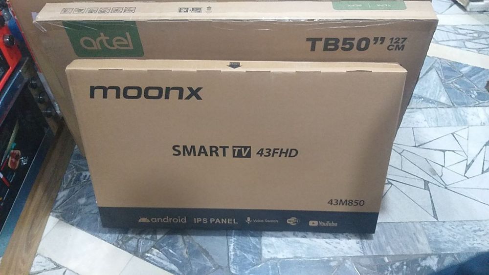 Moonx 43 smart tv yangi ochilmagan