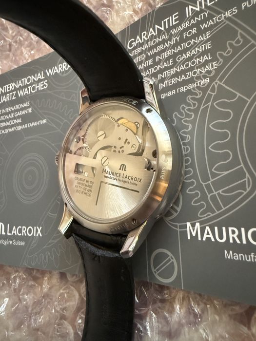 Maurice Lacroix Masterpiece Retrograde с кутия и документи