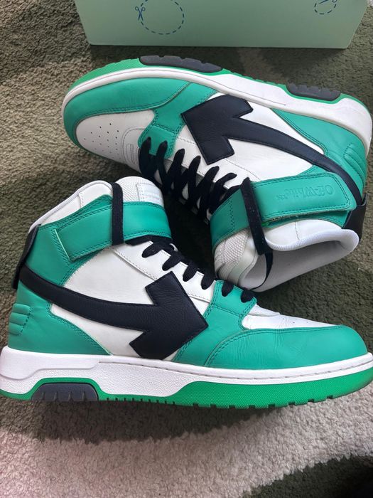 Off-White Out Of Office Mid Top Green/White/Black