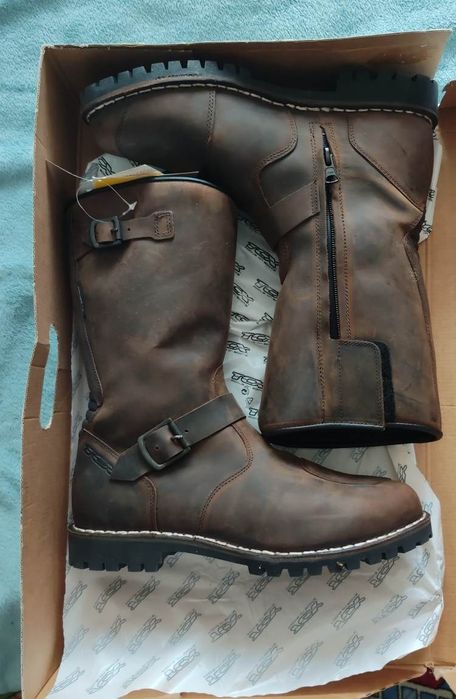 Cizme moto TCX piele naturala mărime 45 NOI