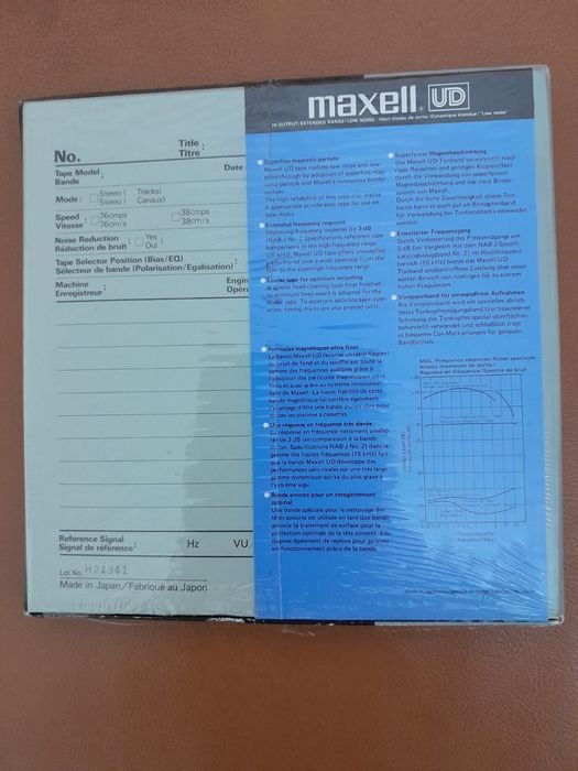 Banda Magnetofon Noua Maxell UD 35-90