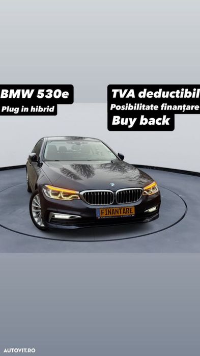 BMW Seria 5 Plug in Hibrid 252cp Luxury Line - KM 100% - TVA DEDUCTIBIL - VARIANTE