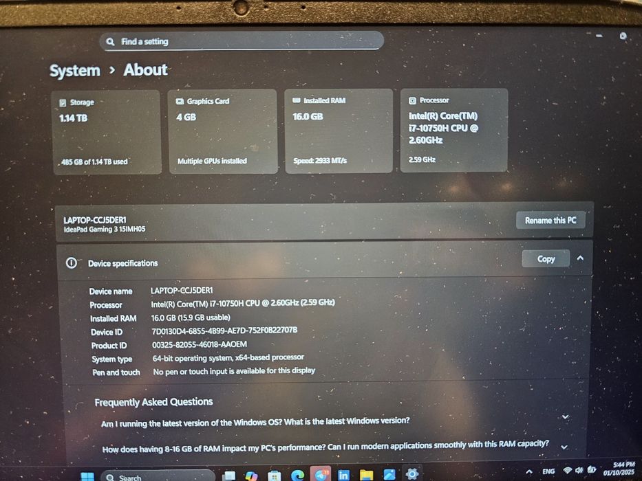 Lenovo ideapad gaming 3