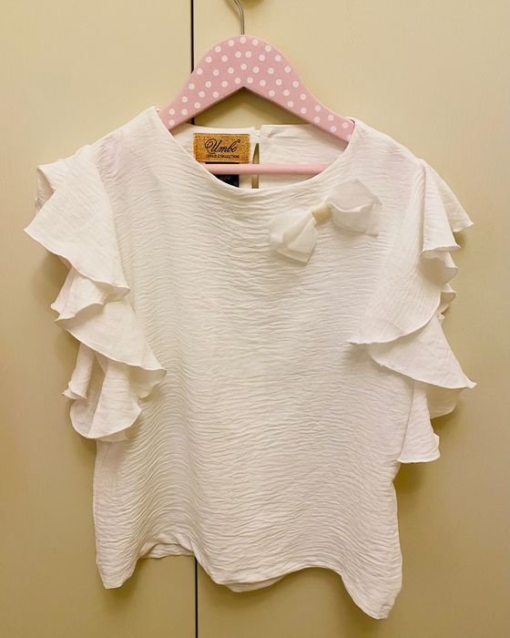 Tricou cu volanase 134 cm