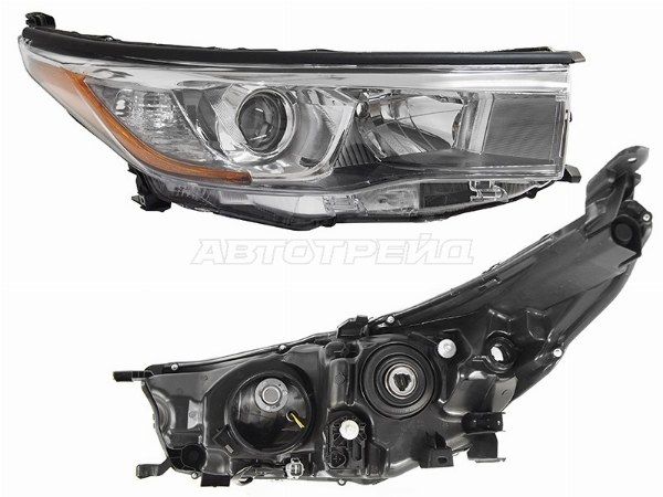 Фара Toyota Highlander
