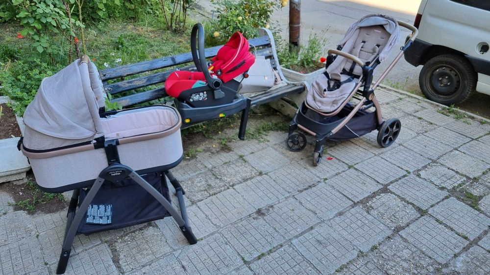 Бебешка количка Peg Perego YPSI Lounge + столче Lounge + изо база