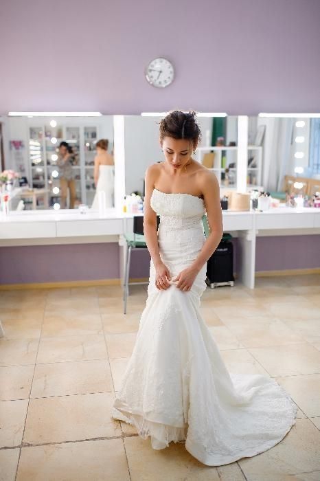 Стильное свадебное платье