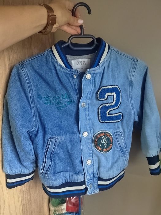 Детско дънково яке Zara