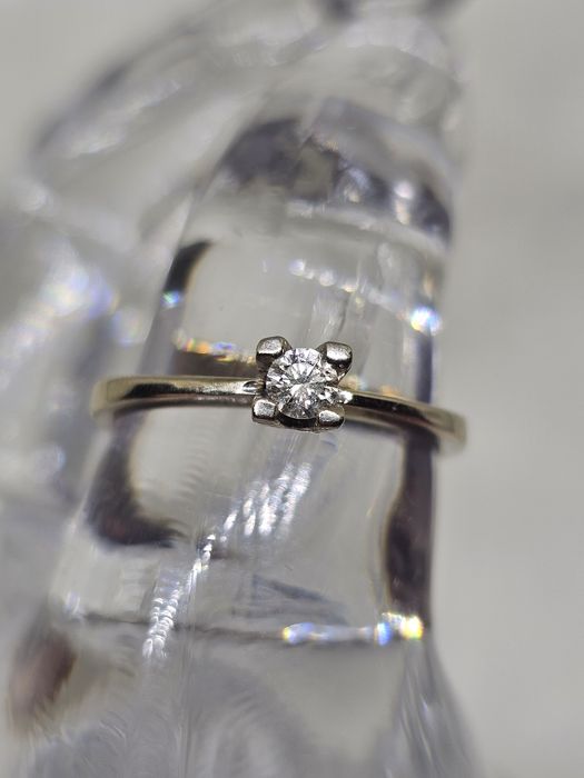 Кольцо бриллиант 585проба