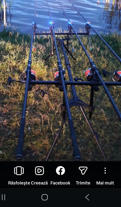 Set combo 4 bucăți  lansete mulinete si huse